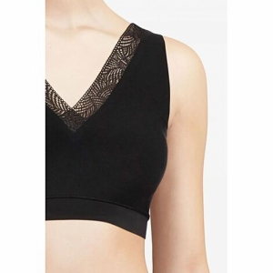 SOFTSTRETCH TOPS ZWART