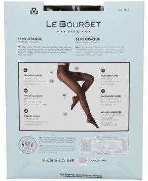 COLLANT SEMI-OPAQUE SATINE 30D NOIR
