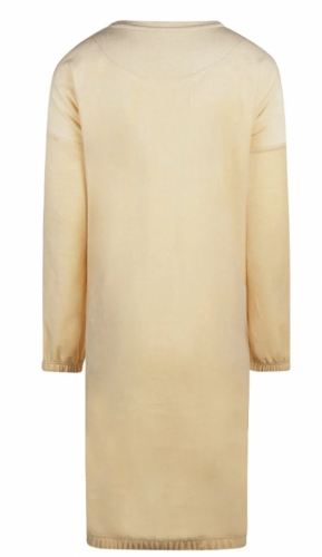 VELOURS SWEATERDRESS OFF WHITE
