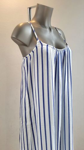 AMALFI DAY DRESS BLUE